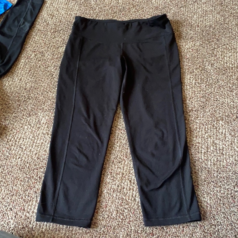 Black Old Navy Active Fitted Leggings